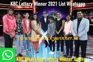 kbc lottery winner 2021 list whatsapp
